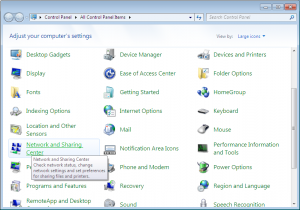 وظایف کارت شبکه در ویندوز 7 - Windows 7