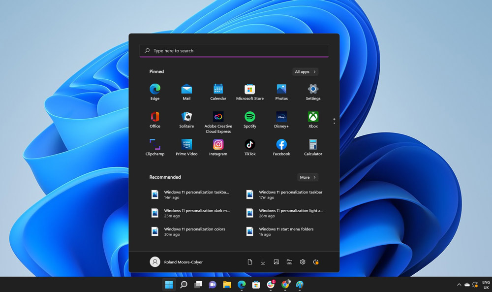 جدیدترین قابلیت‌ها در به‌روزرسانی ویندوز ۱۱: منوی استارت بهبودیافته - Windows 11