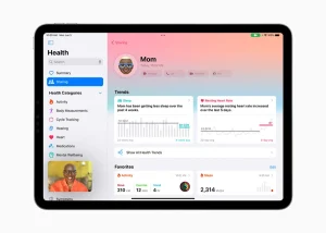 اپلیکیشن Health در آیپد، یکی از ویژگی های سلامتی جدید اپل