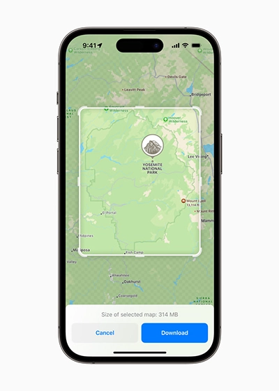 ارتقا اپلیکیشن Maps در iOS 17 با مسیریابی آفلاین