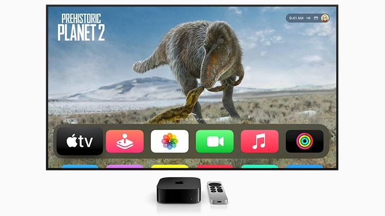 tvOS 17 و بهبود توانایی یکپارچه‌سازی Apple TV و آیفون با Siri Remote
